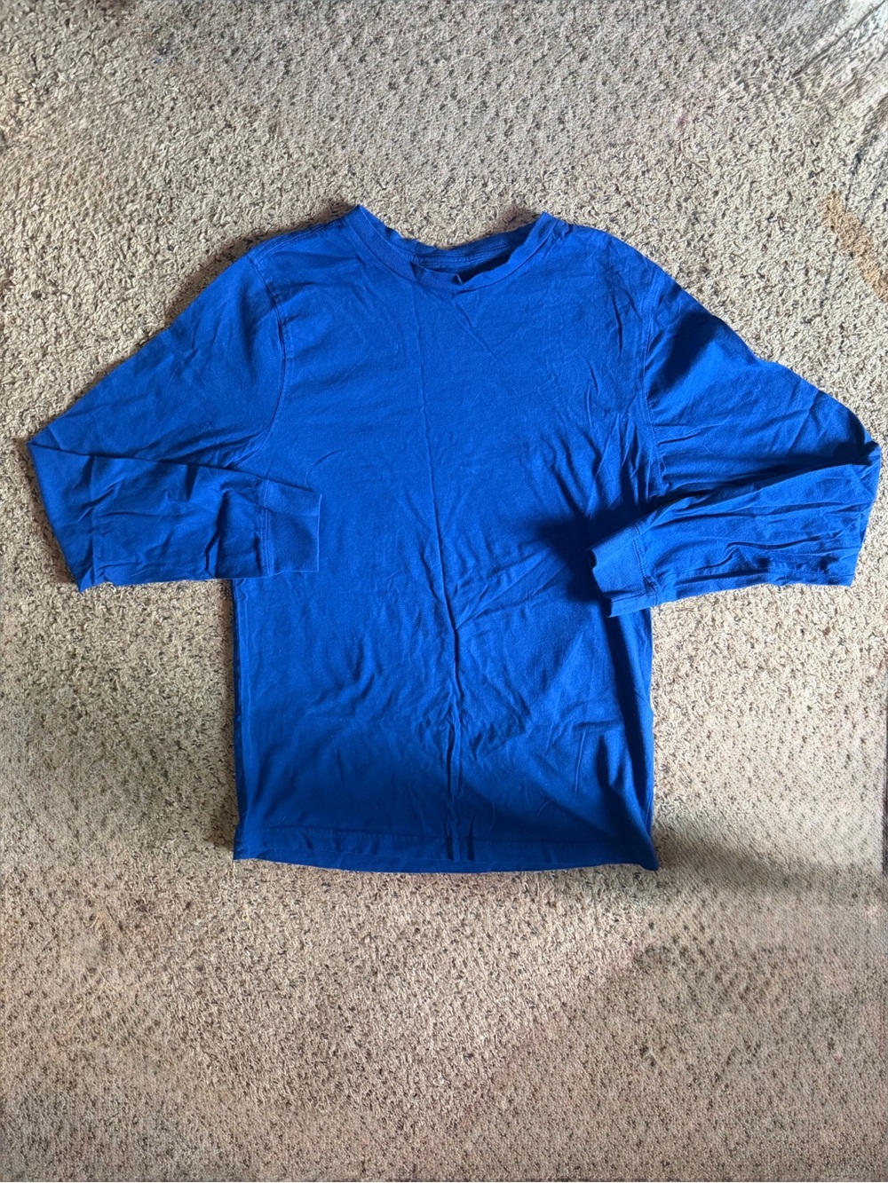 George Long Sleeve Tee in Bright Blue